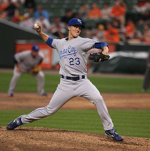 Zack Greinke had Los Angeles baseball fans abuzz this week, but he doesn't get close to cracking the top-10 sports stars in Los Angeles. By Keith Allison on Flickr (Originally posted to Flickr as "Zack Greinke") [CC-BY-SA-2.0 (http://creativecommons.org/licenses/by-sa/2.0)], via Wikimedia Commons