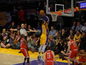 Dwight Howard throw-downs have been few and far between so far this season.  By Fido (Flickr: Bucks @ Lakers) [CC-BY-2.0 (http://creativecommons.org/licenses/by/2.0)], via Wikimedia Commons