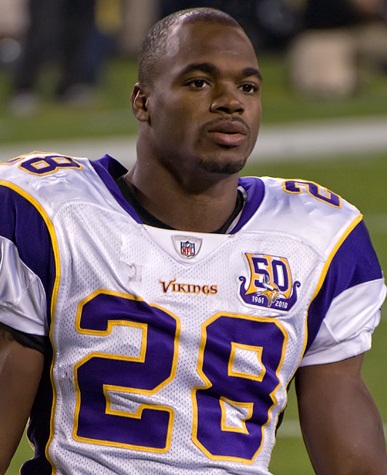 Adrian Peterson is the obvious choice for MVP. By Mike Morbeck [CC-BY-SA-2.0 (http://creativecommons.org/licenses/by-sa/2.0)], via Wikimedia Commons