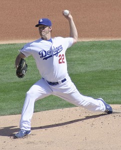 Can Clayton Kershaw round back into Cy Young form and lead a voracious starting rotation to the promised land in 2013? By SD Dirk on Flickr (Originally posted to Flickr as "Clayton Kershaw") [CC-BY-2.0 (http://creativecommons.org/licenses/by/2.0)], via Wikimedia Commons 
