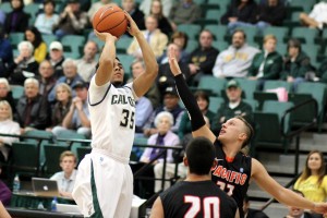 "KO Buckets" helped Cal Poly reel in Pacific and pull away for their 10th straight home conference win on Thursday night. By Owen Main
