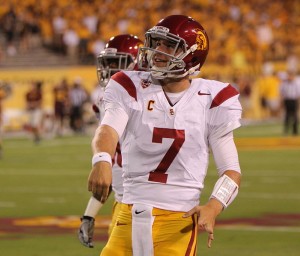 The Raiders should take an early chance on another USC quarterback. By Neon Tommy, via Wikimedia Commons