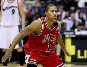 If Derrick Rose comes back healthy, the Bulls have a real chance to go to the NBA Finals. By Keith Allison from Owings Mills, USA, via Wikimedia Commons