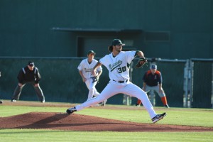 Joey Wagman takes the mound Friday in Cal Poly's first NCAA Tournament in four years. By Owen Main