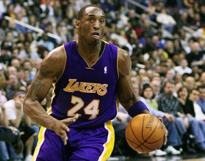 Lakers fans hope Kobe can get back to the court soon. By Keith Allison from Kinston, USA, via Wikimedia Commons