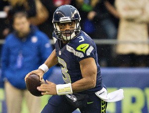 Russell Wilson and the Seahawks will take the next step and beat out the NFC champion 49ers in 2013. By Larry Maurer, via Wikimedia Commons