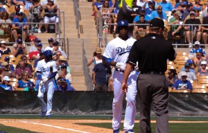 Carl Crawford's hard work has paid off big for the Dodgers so far this year. by Owen Main