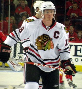 Jonathan Toews has led his team once again to the Stanley Cup Finals. By Resolute, via Wikimedia Commons