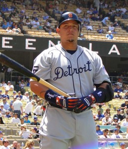 One thing that has remained consistent this season is the dominance of Miguel Cabrera. By Cbl62, via Wikimedia Commons