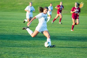 Elise Krieghoff will be Cal Poly's main goal-scoring threat once again this season. By Owen Main