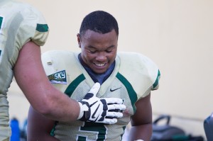 Kristaan Ivory will be the featured running back in Cal Poly's 2013 triple option offense. By Owen Main