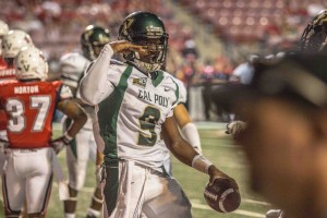 Chris Brown was kind of a revelation for Cal Poly on Saturday night. By Owen Main
