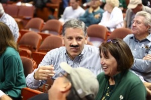 Even Cal poly president Dr. Jeffrey Armstrong got mustache fever last season. I wonder if Royer will grow another one out while in Mexico. By Will Parris