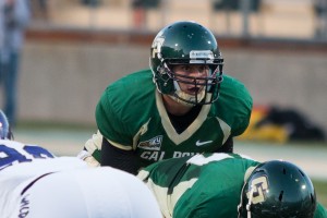 Dano Graves was the third Cal Poly starting quarterback this season. The Mustangs have used four quarterbacks in six games this season. By Owen Main
