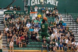 David Nwaba won the dunk contest. By Owen Main