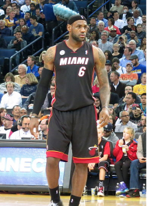Can LeBron and the Heat win a third straight NBA title or will another de-thrown them? By Steve Jurvetson (Flickr: LeBron James) [CC-BY-2.0 (http://creativecommons.org/licenses/by/2.0)], via Wikimedia Commons