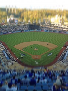 Dodger Stadium was beautiful on Monday night. By Owen Main