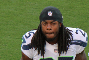 Richard Sherman is stirring up the headlines after the NFC Championship game. By Jeffrey Beall (Own work) [CC-BY-SA-3.0 (http://creativecommons.org/licenses/by-sa/3.0)], via Wikimedia Commons