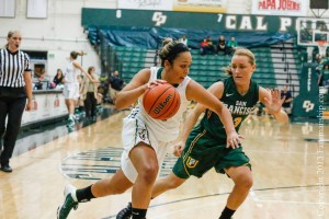 If the defense chooses to sag on the reigning Big West Conference Player of the Year (Molly Schlemer), Cal Poly can put 3-4 shooters around the perimeter, including supersub Kristen Ale. By Owen Main