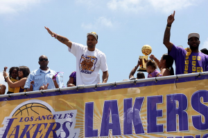 The Lakers and their fans are hoping to see another  title parade soon after a few hard seasons. 