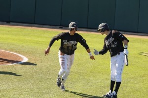 Nick Torres (10) anchors the Cal Poly lineup looking for redemption at the site of last year's regional. By Owen Main