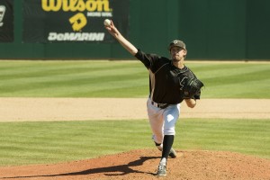 Casey Bloomquist has emerged to give Cal Poly one of the strongest Sunday starters in the country. By Owen Main