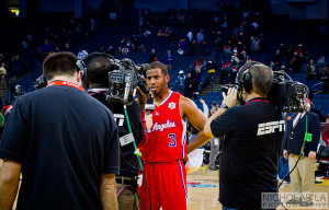 Chris Paul is the Players Union president, and plays for the Clippers. By nikk_la, via Wikimedia Commons
