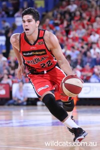 Though he got limited minutes in his rookie season, Drake U'u's Perth Wildcats won the Grand Final in Australia's NBL. Photo by Tasha Hutchinson/ Perth Wildcats