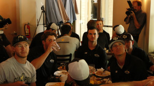 Cal Poly baseball players await word about who they'll face in the San Luis Obispo regional. By Owen Main