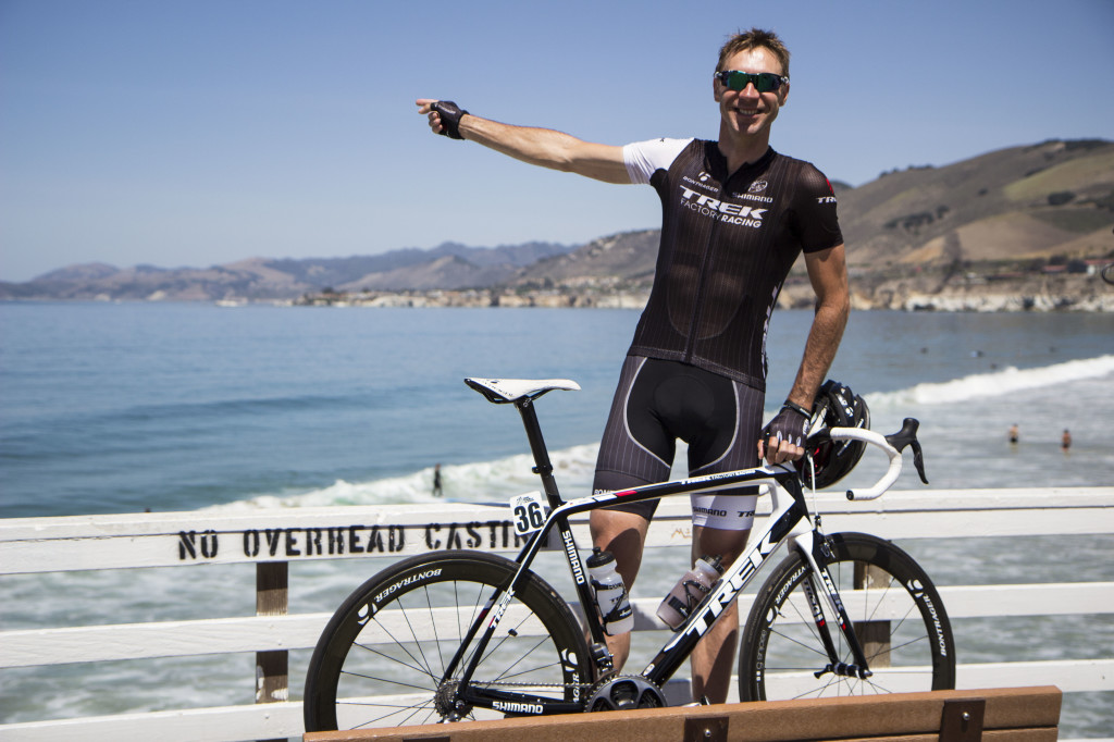 Jens Voigt seems to enjoy himself on the Central Coast. By Owen Main