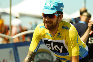 Sir Bradley Wiggins maintained the overall lead through the Central Coast stages, though he didn't contend for either individual stage. By Owen Main
