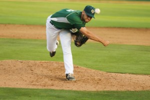 Bryan Granger and the Cal Poly bullpen could be called-on to pitch some big innings in this weekend's regional. By Owen Main