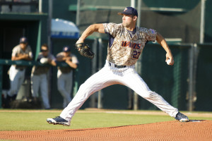 Pepperdine's Aaron Brown was awesome on the mound on Saturday allowing just one run in eight innings. By Owen Main
