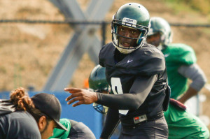Chris Brown will be the opening game starter at quarterback for Cal Poly when they face New Mexico State on Thursday night. By Owen Main
