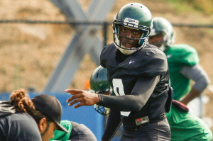 Chris Brown will be the opening game starter at quarterback for Cal Poly when they face New Mexico State on Thursday night. By Owen Main