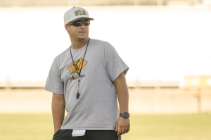 After six years at Cal Poly as a coach, Pat Johnston is leading the San Luis Obispo high school football program. By Owen Main