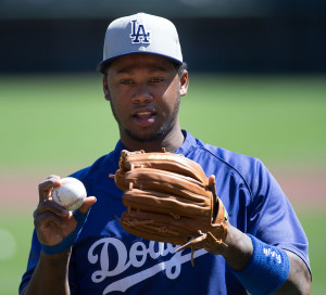 A healthy Hanley Ramirez will be a big key to the Dodgers' postseason chances. By Keith Allison on Flickr, via Wikimedia Commons