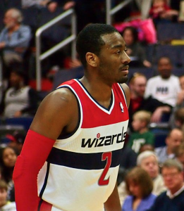 The time is now for John Wall to take the Wizards far into the playoffs. By Geoff Livingston (Flickr: John Wall) [CC-BY-SA-2.0 (http://creativecommons.org/licenses/by-sa/2.0)], via Wikimedia Commons