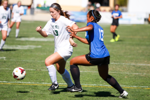 Elise Krieghoff smashed the career goals record at Cal Poly in less than three full seasons. By Owen Main