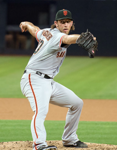 Madison Bumgarner has lead the Giants back to the fall classic in 2014. By SD Dirk on Flickr [CC-BY-2.0 (http://creativecommons.org/licenses/by/2.0)], via Wikimedia Commons