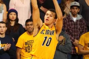 Sophomore Luke Nelson has shown potential to be a leading scorer for UC Irvine last season. The team will need him to be assertive on the offensive end this season. (Taken from the UC Irvine Men's Basketball Facebook page)