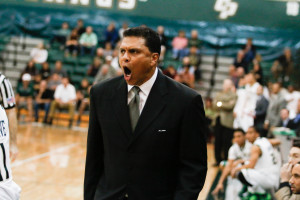 Reggie Theus has coached in college and in the pros. His intensity level on the sideline is riveting. It's one of the reasons playing CSUN is never an easy task. By Owen Main 