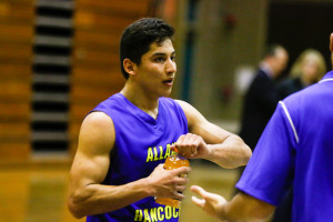 Arroyo Grande's Matt Willkomm led Hancock with 25 points on Saturday. By Owen Main