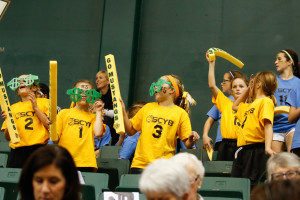 Over 2,000 fans showed-up to Mott Athletics Center on Saturday afternoon. By Owen Main