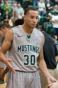 Michael Bolden has been a key cog for Cal Poly this season. By Owen Main