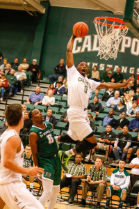 David Nwaba was held mostly in-check on Saturday. This dunk was fun though. By Owen Main