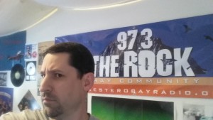 Greg Cunningham is the host of The Asylum on 97.3 FM, The Rock, in Morro Bay.