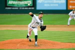 Cal Poly junior All-American Casey Bloomquist had his best outing of the season in a Friday-night loss to Sacramento State. By Owen Main