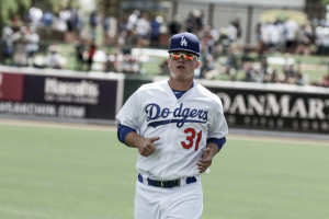 Rookie Joc Pederson has quietly been the team's most productive outfielder this season. By Owen Main