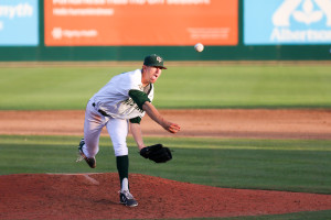 It's possible that this Friday is the last time fans will see Casey Bloomquist pitch for Cal Poly at Baggett Stadium. By Owen Main